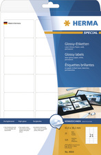 HERMA Etiquette brillante SPECIAL, 88,9 x 46,6 mm, blanc