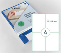 rillprint Étiquette universelle, 210 x 297 mm, blanc