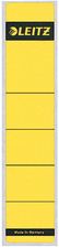 LEITZ Etiquette pour dos de classeur, 39 x 192 mm, jaune