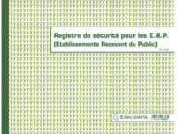 EXACOMPTA Piqûre "Registre de sécurité pour les E.R.P.