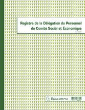 EXACOMPTA Piqûre "Registre de la délégation du personnel CSE
