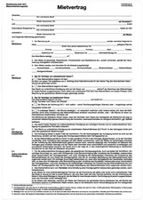 herlitz Vordruck "Mietvertrag", DIN A4, 4-seitig