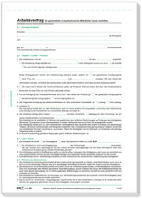 RNK Verlag Vordruck Arbeitsvertrag gewerblich/kaufmännisch