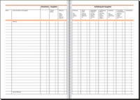 sigel Formularbuch "Haushaltsbuch", A5, 40 Blatt