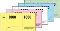 sigel Bloc de tickets numérotés 1-1000, 105 x 50 mm
