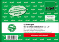sigel Formularbuch "Quittung" für Kleinunternehmer