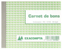 EXACOMPTA Manifold "Bon pour", 105 x 135 mm, dupli