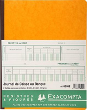 EXACOMPTA Piqûre "Journal de caisse ou banque" 270 x 320 mm