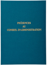 EXACOMPTA Registre "Présences au Conseil d'Administration
