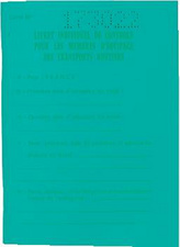 EXACOMPTA Carnet pour transporteurs, 148 x 105 mm