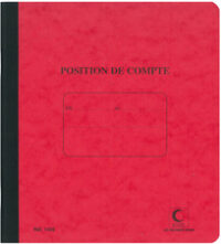 ELVE Cahier piqué "Position de compte", 210 x 190 mm