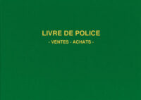 ELVE Registre "Livre de police métaux précieux", 200 pages