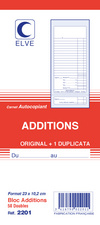 ELVE Manifold "Additions", 235 x 102 mm, dupli, sans numéro