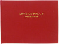 ELVE Registre "Livre de police pour bijoutiers", 200 pages