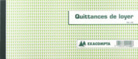 EXACOMPTA Carnet à souche "Quittances de loyer