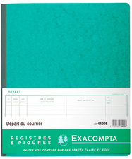 EXACOMPTA Piqûre "Départ du courrier", 80 pages