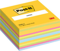Post-it Bloc-note cube notes, 76 x 76 mm, couleurs ultra
