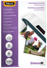 Fellowes Pochette de plastification, 150 x 100 mm,