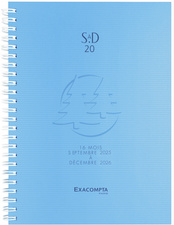 EXACOMPTA Agenda de bureau SAD 20S, 2025/2026, 16 mois