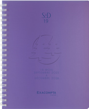 EXACOMPTA Agenda de bureau SAD 19S, 2025/2026, 16 mois