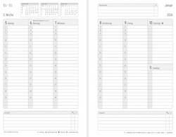 CHRONOPLAN Buchkalender Business Edtition 2026, A5, schwarz – Image 2