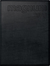 rido idé Buchkalender "magnum Prestige", 2026, schwarz