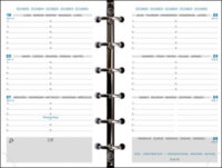 EXACOMPTA Recharge pour organiseur Exatime 14 SAD, 2025/2026