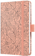 sigel Agenda de poche Jolie Beauty 2026 "Rose Monstera", A6