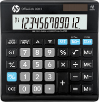 hp Calculatrice de bureau "OfficeCalc 300 II", noir