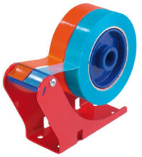 tesa Dévidoir de bureau 6012, boîtier en acier, rouge