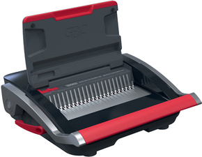 GBC Perforelieuse CombBind CB25, noir/rouge/argent