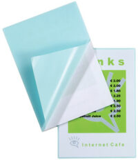 GBC Pochette de plastification Peel'nStickPouch, A4
