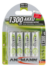 ANSMANN Pile rechargeable NiMH, maxE Mignon AA, 1.300 mAh