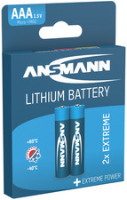 ANSMANN EXTREME LITHIUM Micro AAA (FR03), 1,5V, blister de 2