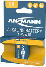 ANSMANN Pile alcaline "X-Power", E-bloc 9V