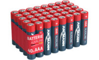 ANSMANN Pile alcaline, Micro AAA, lot de 40