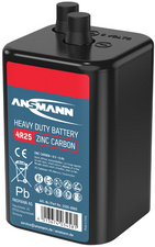 ANSMANN Pile au zinc/carbone, 4R25, 6 volts