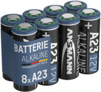 ANSMANN Pile alcaline A23/LR23, 12 V, en lot de 8