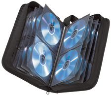 hama Etui pour CD/DVD, nylon, pour 104 CD/DVD, noir – Image 2