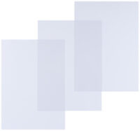 pavo Plat de couverture, A4, PP, 0,30 mm, transparent mat
