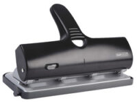 RAPESCO Perforateur quatre trous ALU 40, 40 feuilles, noir