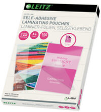 LEITZ Pochette de plastification, A4, autocollant, brillant
