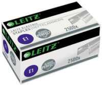 LEITZ Agrafes E1, contenu: 2.500 pièces, zingué