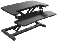 UNiLUX Poste de travail assis-debout ERGO DESK 2, noir