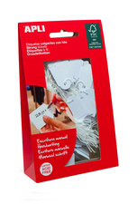 APLI Etiquette à suspendre, dimensions: 13 x 20 mm, blanc