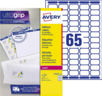 AVERY Mini étiquette d'adresse laser, 38,1 x 21,2 mm, blanc