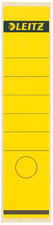 LEITZ Etiquette pour dos de classeur, 61 x 285 mm, jaune