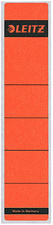 LEITZ Etiquette pour dos de classeur, 39 x 192 mm, rouge