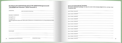 RNK Verlag Unterweisungsbuch für betriebl. Unfallverhütung – Image 2