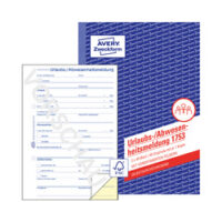 AVERY Zweckform Formularbuch "Urlaubs-/Abwesenheitsmeldung